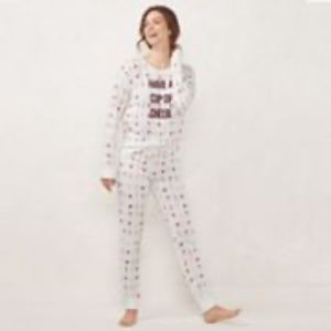 LC Lauren Conrad Extra Soft Pajama Set